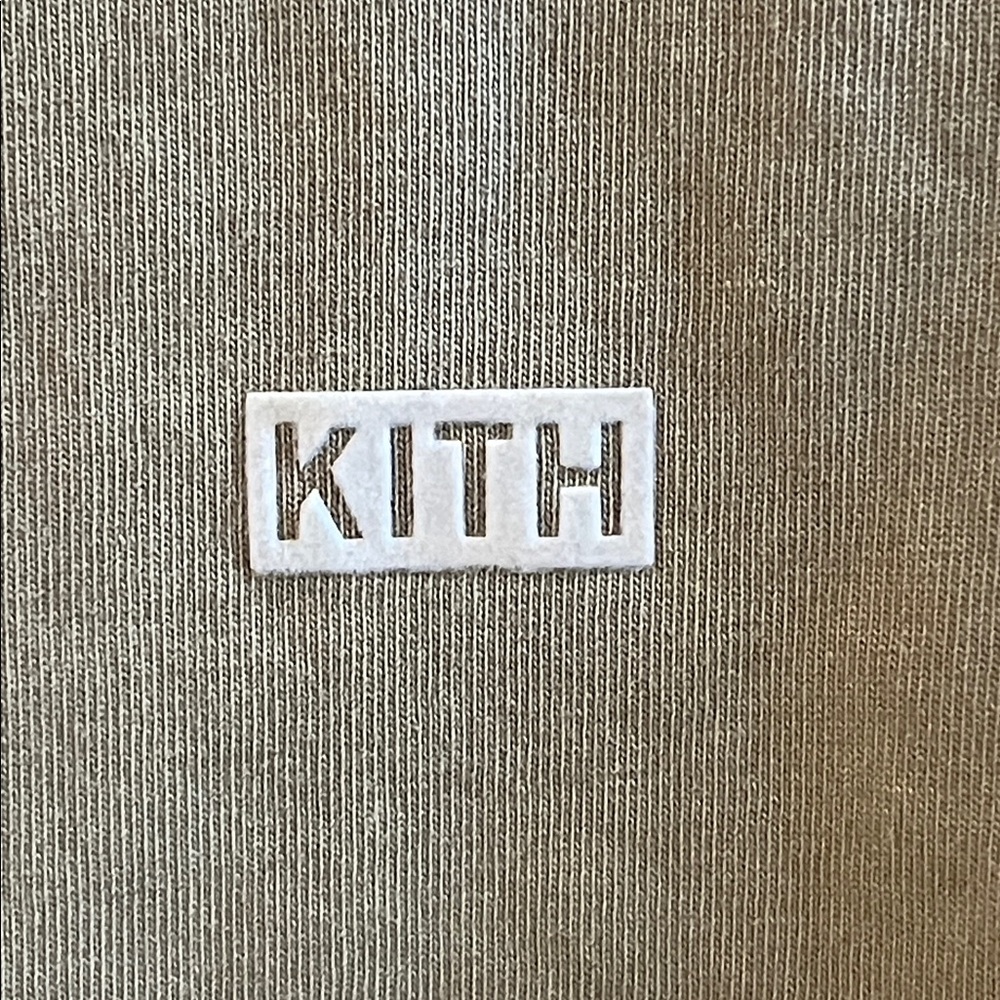 Kith Long-Sleeve Crewneck Shirt Color Quicksand - Picture 7 of 11